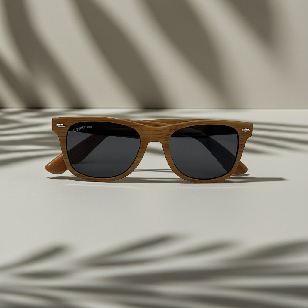 Gafas de Sol Cayetanos – Modelo Pamplona UV400 con Montura Efecto Madera