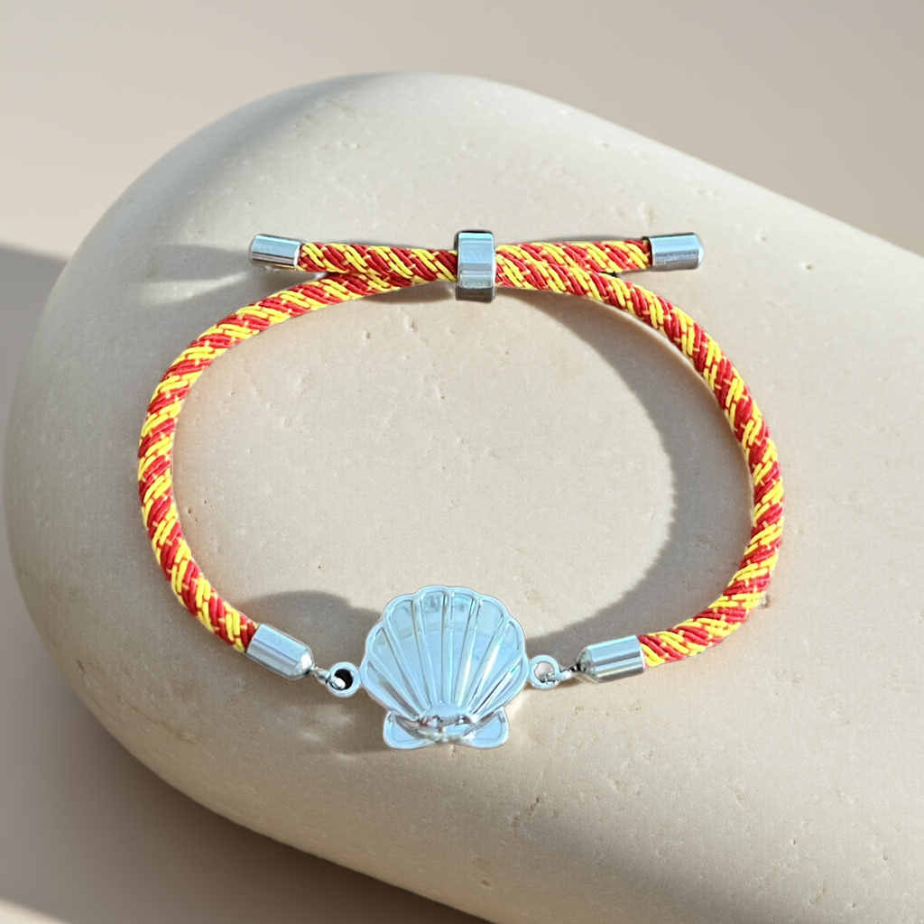 Pulsera Camino de Santiago Cayetanos - Concha dorada o plateada 🇪🇸