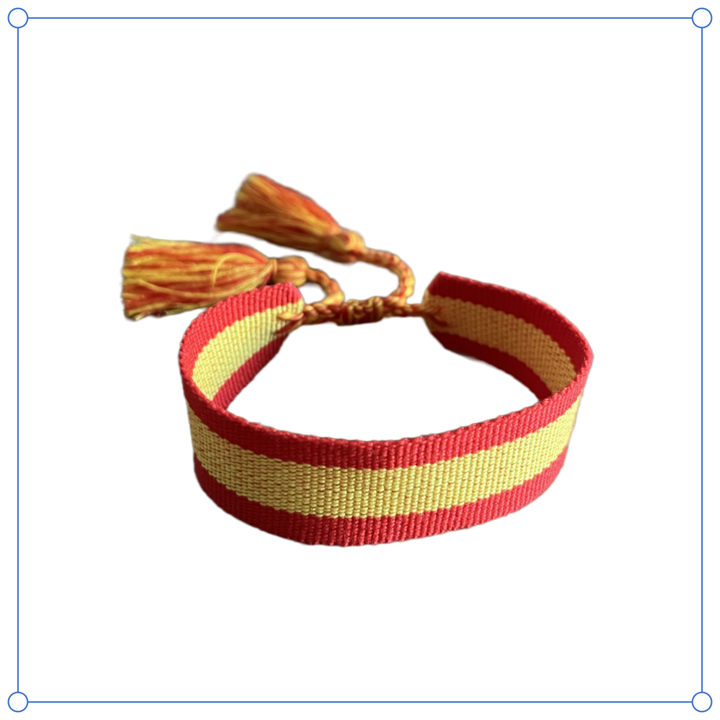 Pulsera España Clásica con Borlas