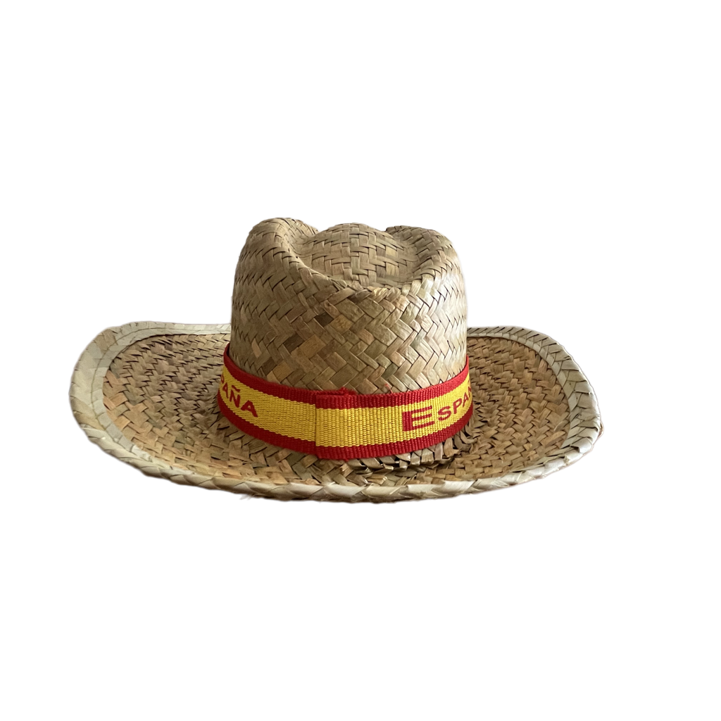 Sombrero de Paja con Bandera de España – Estilo y Orgullo Mediterráneo