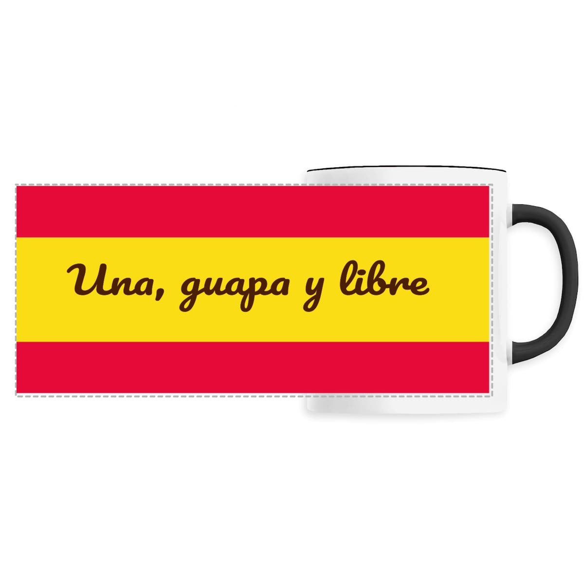 Taza cerámica "Una, guapa y libre"