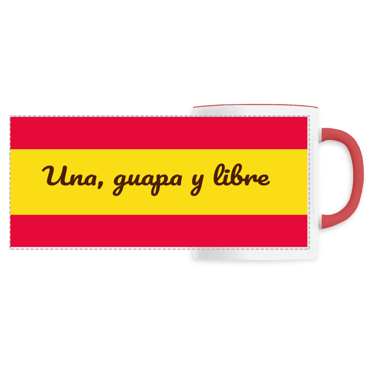 Taza cerámica "Una, guapa y libre"