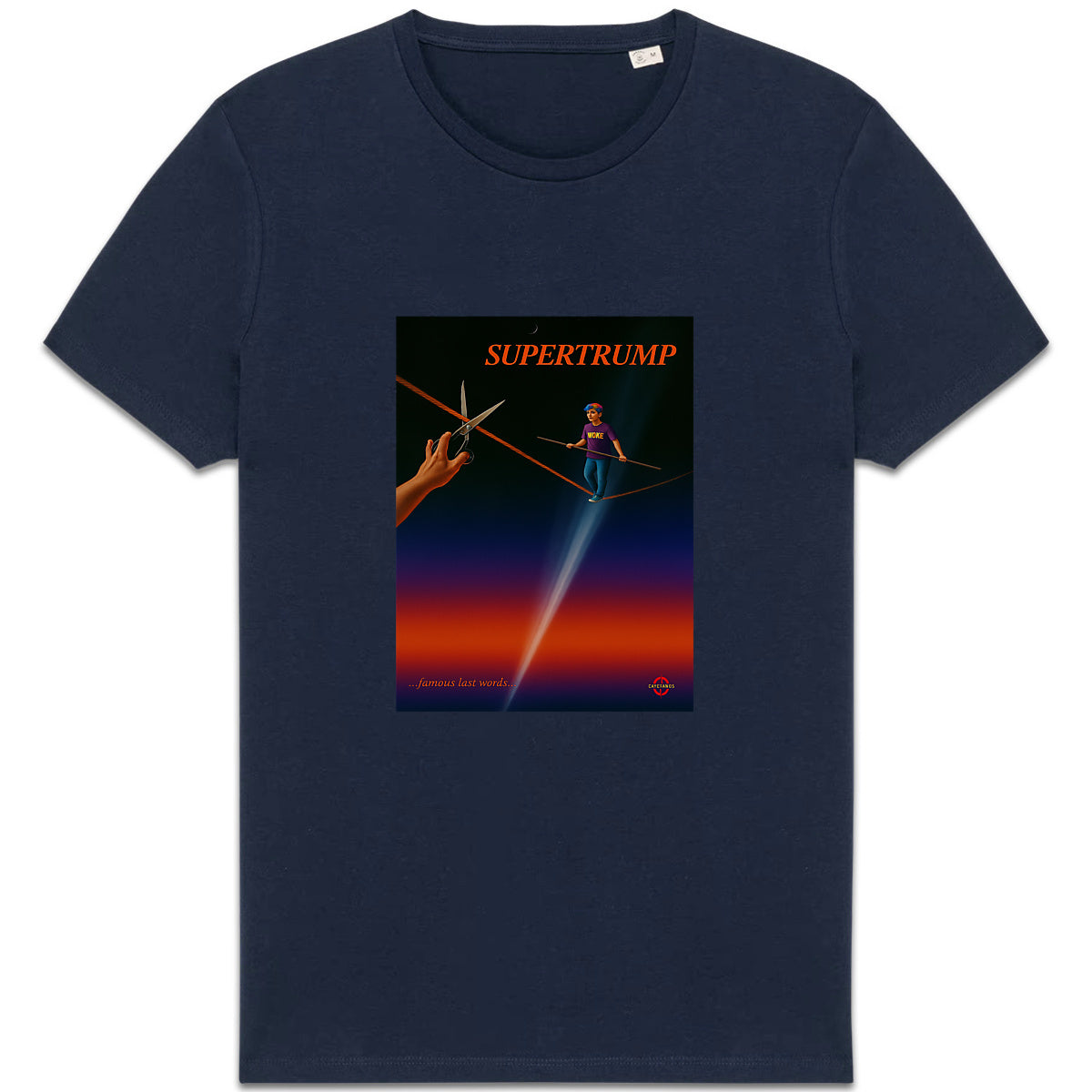 Camiseta premium unisex 100% algodón orgánico - SUPERTRUMP