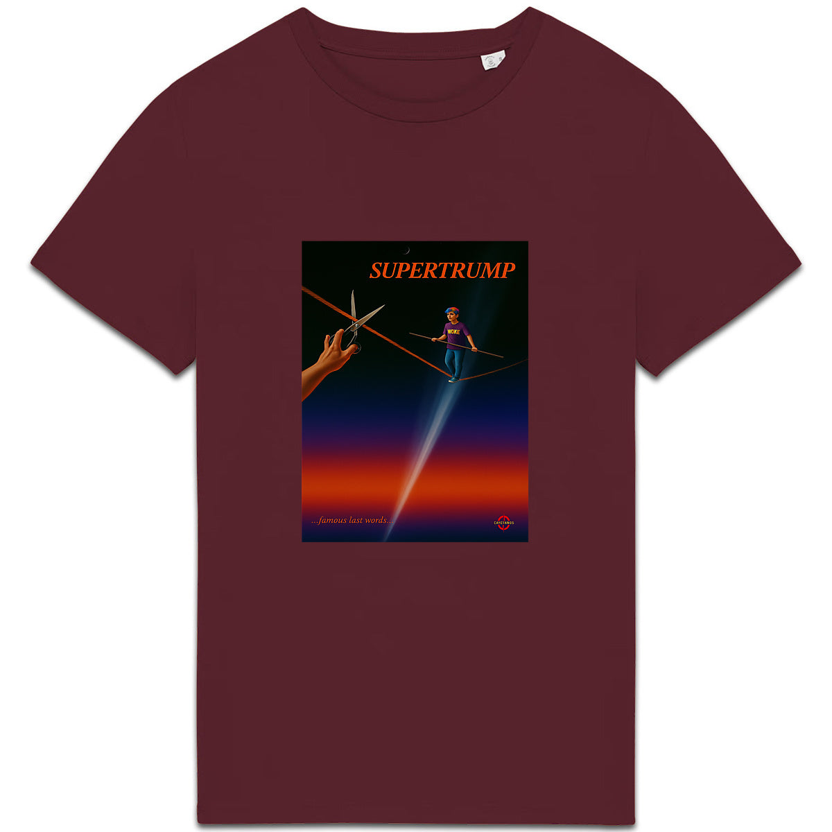 Camiseta premium unisex 100% algodón orgánico - SUPERTRUMP