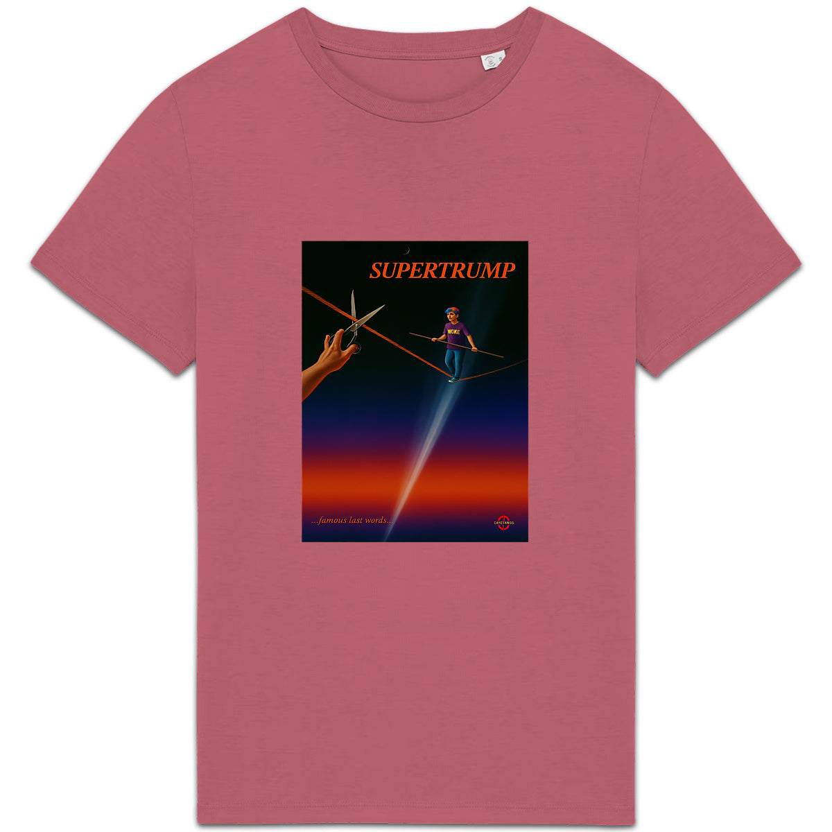 Camiseta premium unisex 100% algodón orgánico - SUPERTRUMP