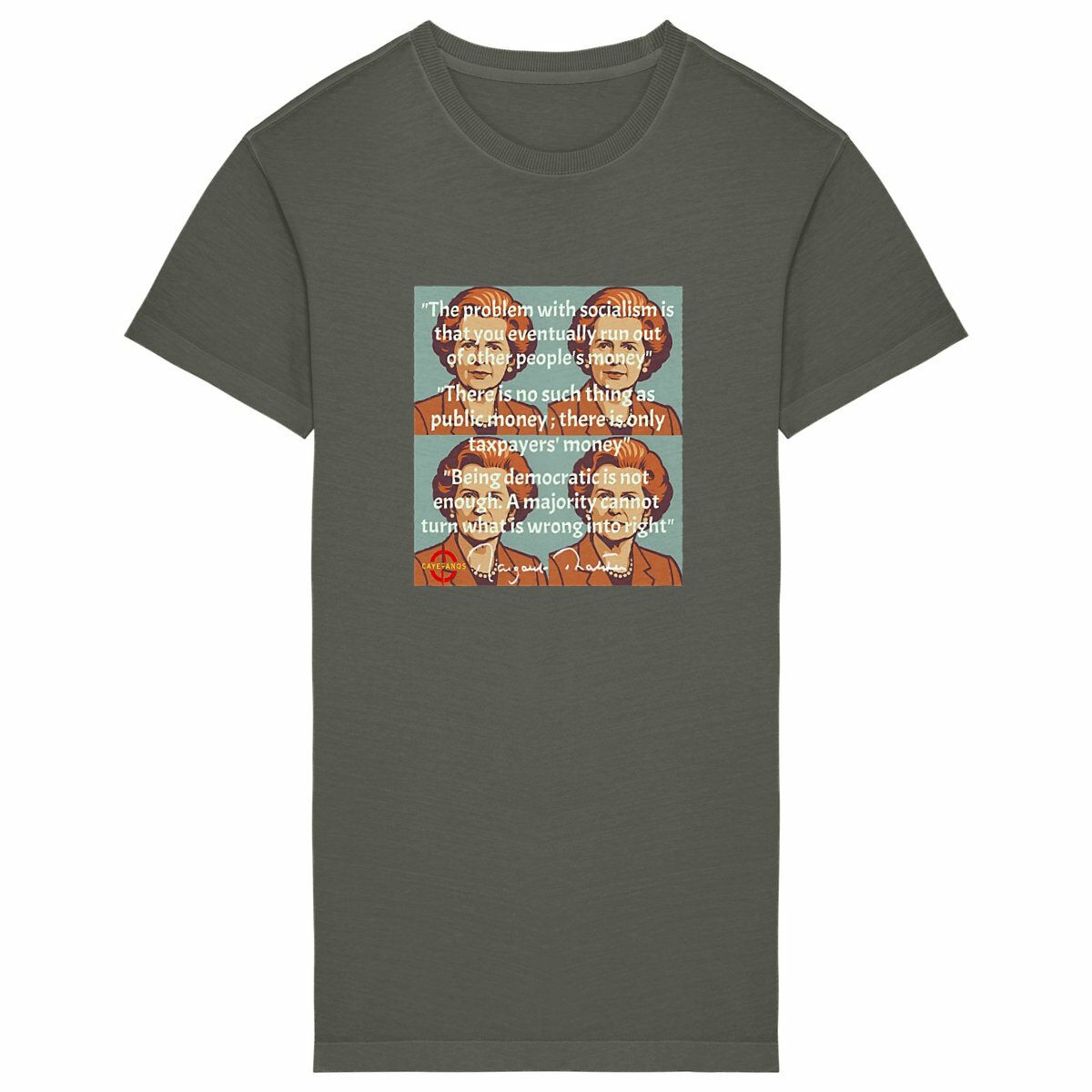 Vestido 100% algodón orgánico -"La Dama de Hierro"