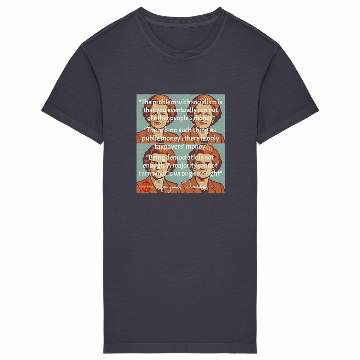 Vestido 100% algodón orgánico -"La Dama de Hierro"