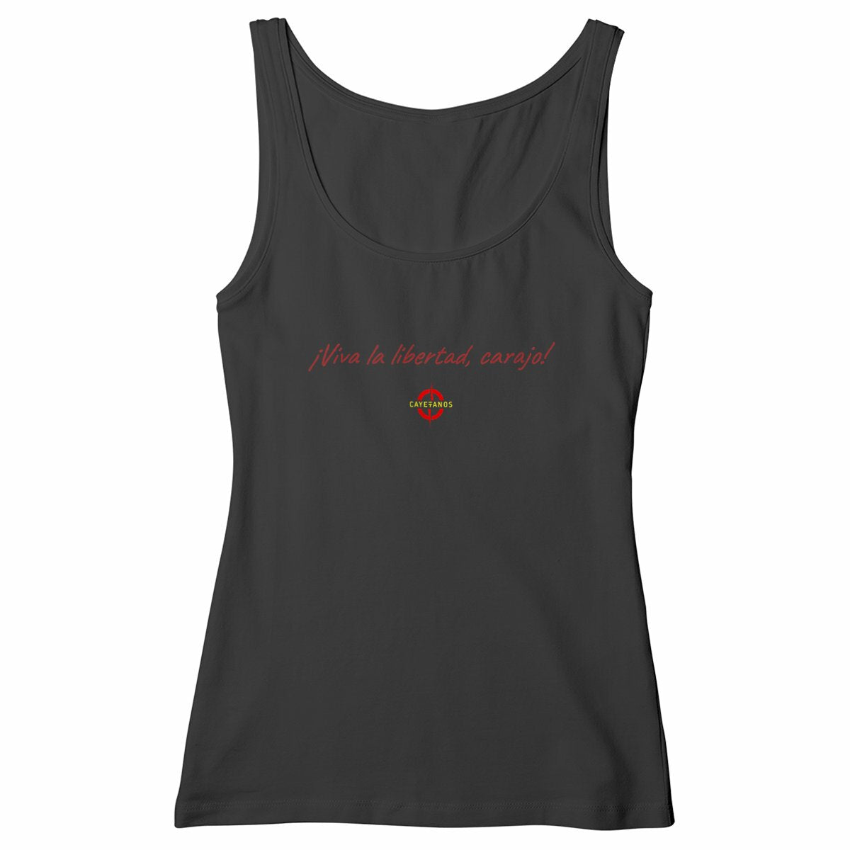 Camiseta sin tirantes 100% algodón orgánico - Javier Milei