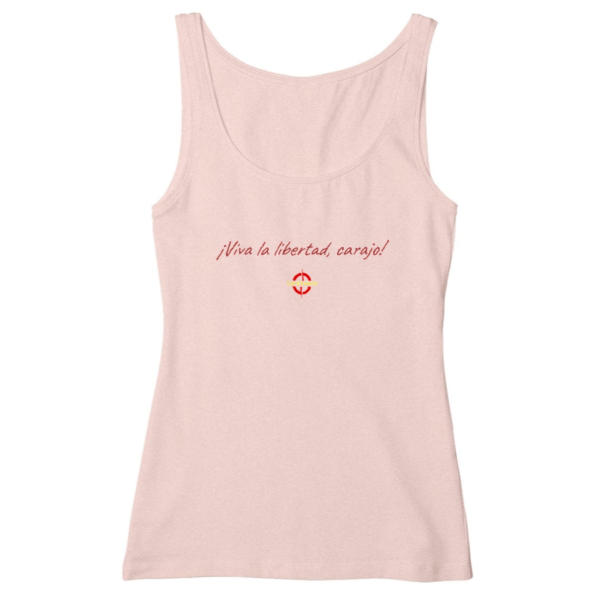 Camiseta sin tirantes 100% algodón orgánico - Javier Milei