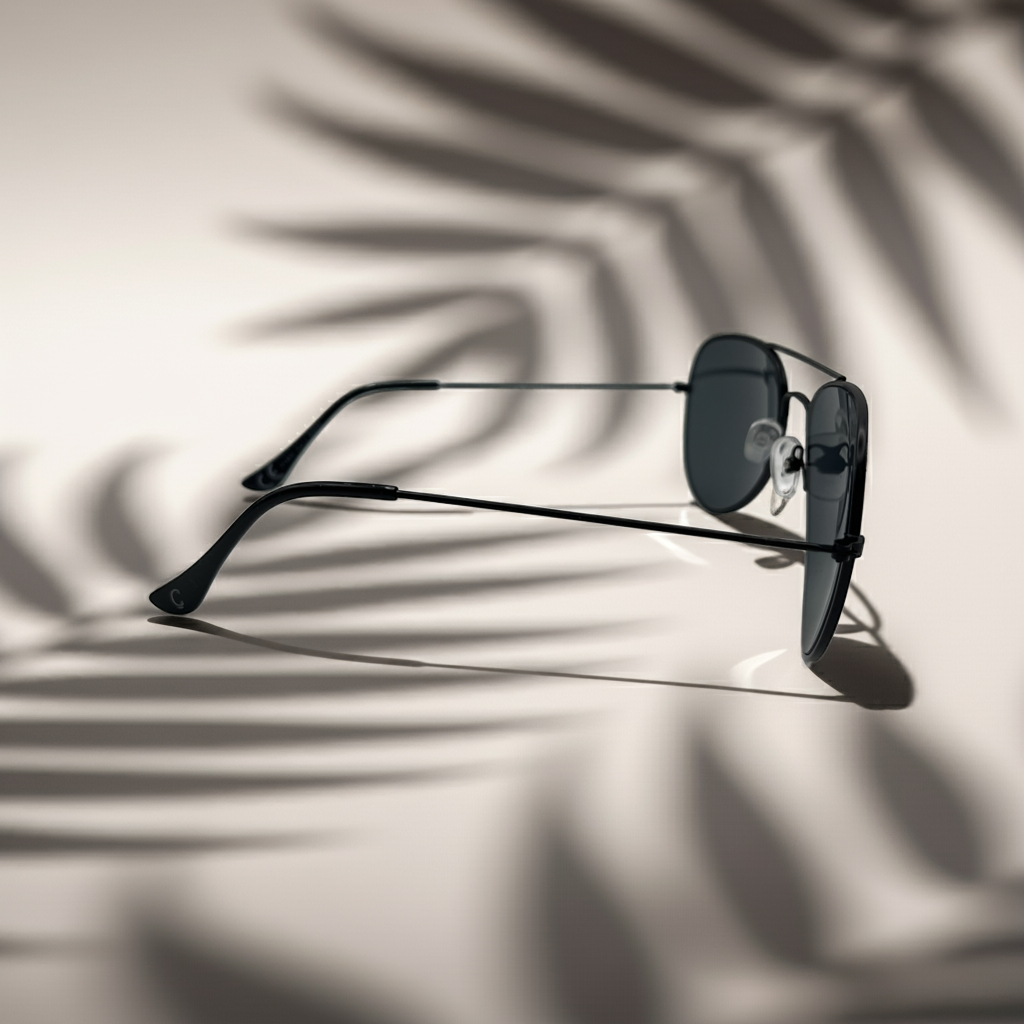 Gafas de Sol Cayetanos – Modelo Burgos UV400 con Montura Aviador Negra