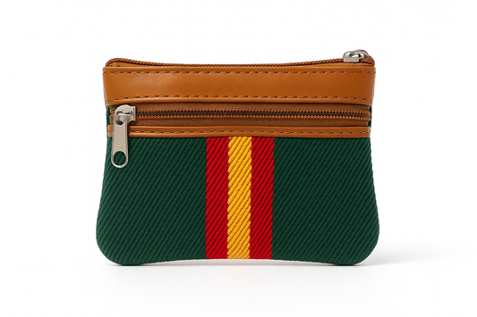 Monedero Verde con bandera de España | Cayetanos
