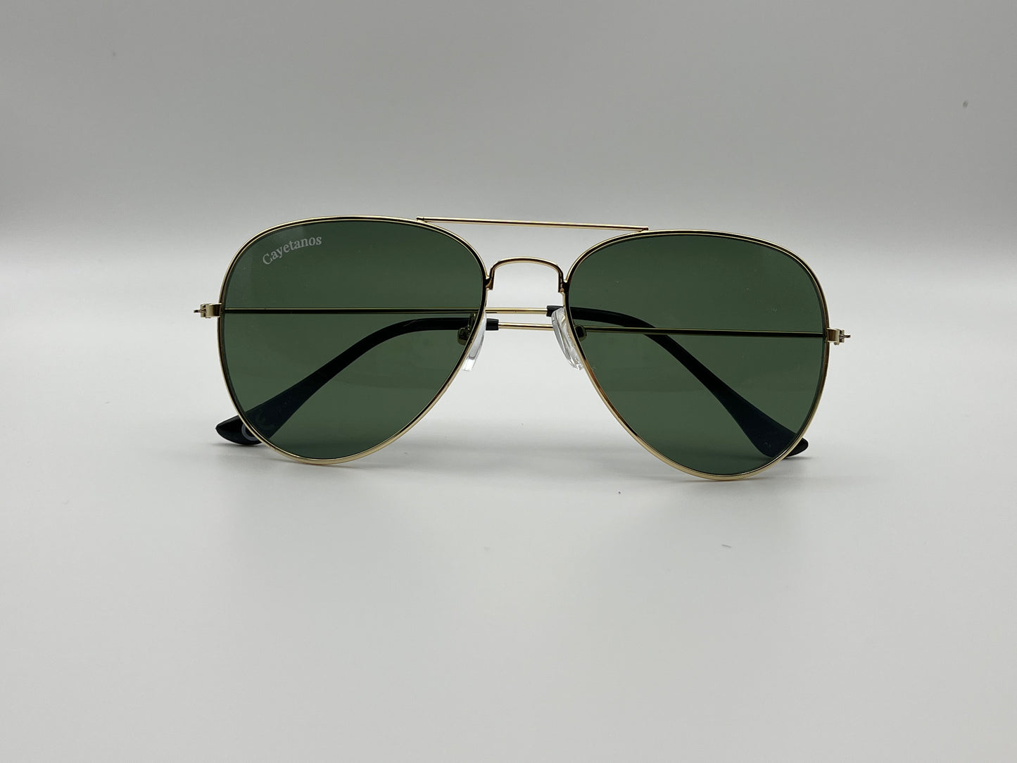 Gafas de Sol Cayetanos – Modelo Pontevedra UV400 con Montura Dorada Aviador