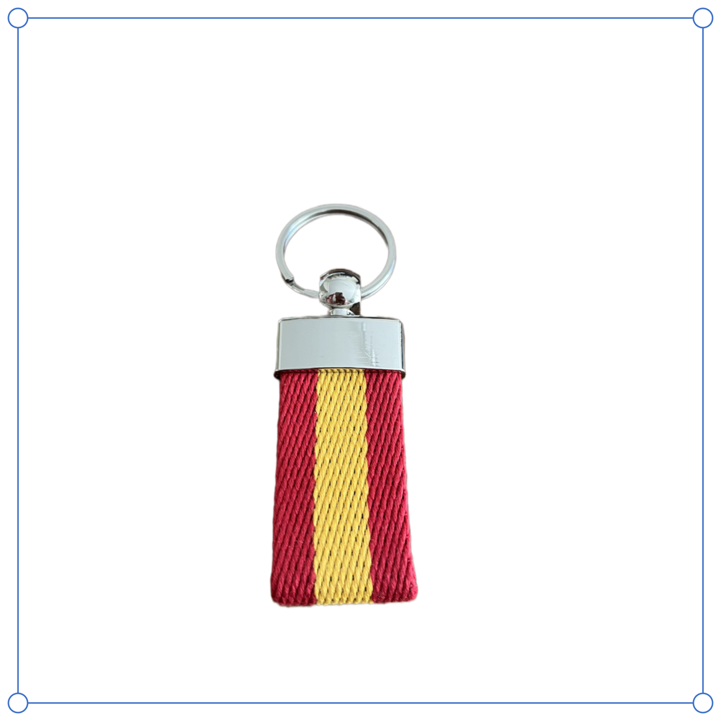 Llavero Bandera de España – Estilo patriota con acabado metálico