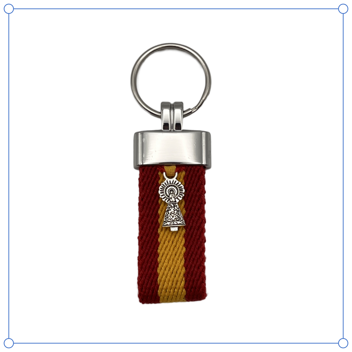 Llavero bandera de España | Virgen del Pilar