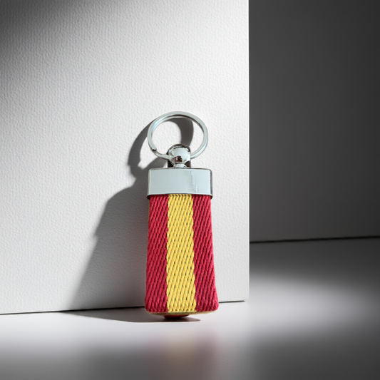 Llavero Bandera de España – Estilo patriota con acabado metálico