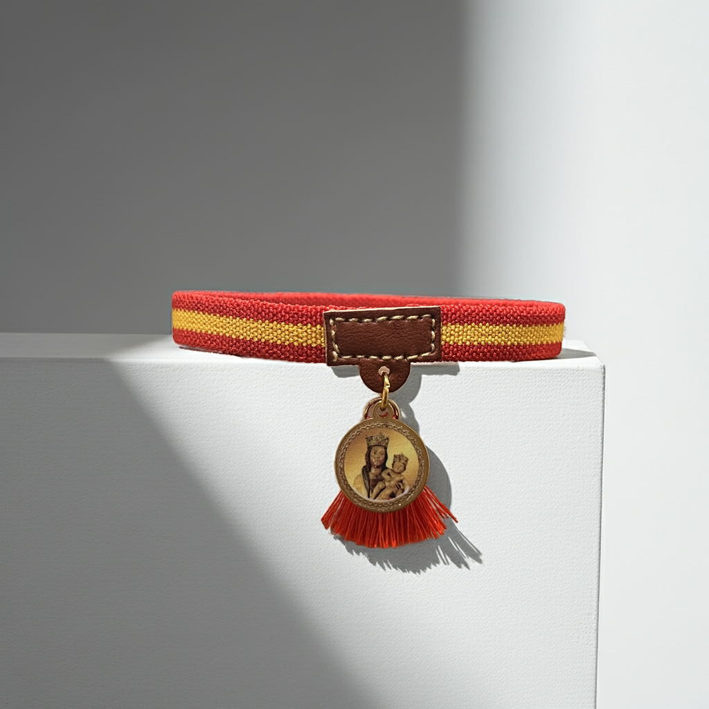 Pulsera con bandera de España| Virgen del Carmen
