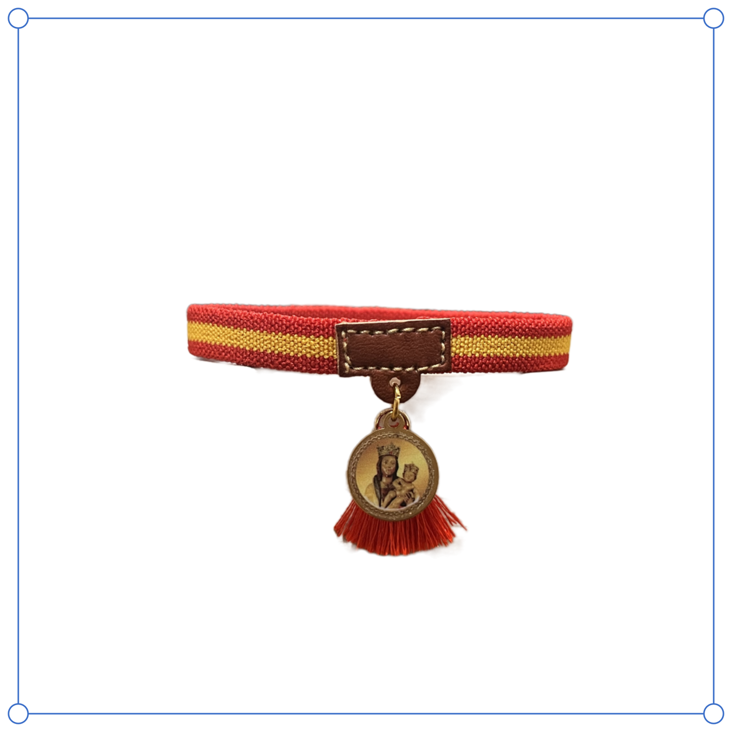 Pulsera con bandera de España| Virgen del Carmen
