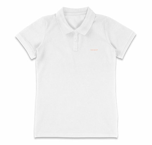 Polo mujer blanco Cayetanos – Algodón 100% piqué