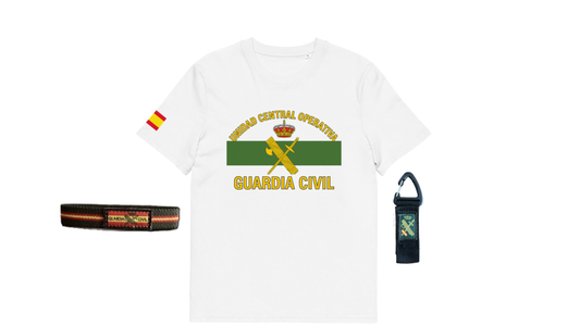 PACK GUARDIA CIVIL– Camiseta + Pulsera + Llavero por 34,90 €