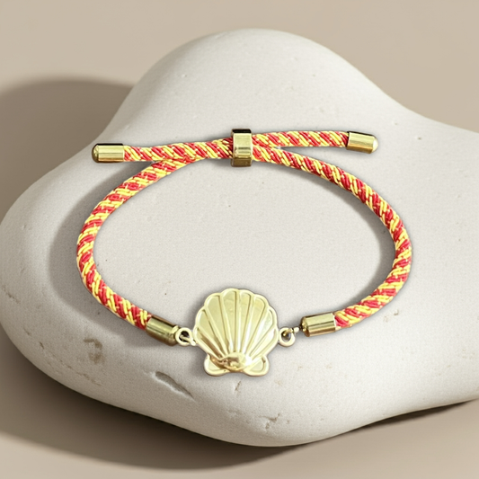 Pulsera Camino de Santiago Cayetanos - Concha dorada o plateada 🇪🇸