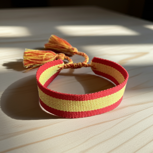 Pulsera España Clásica con Borlas