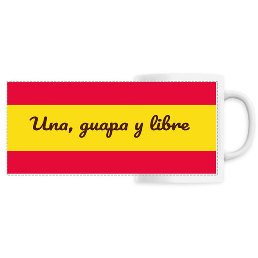 Taza cerámica "Una, guapa y libre"