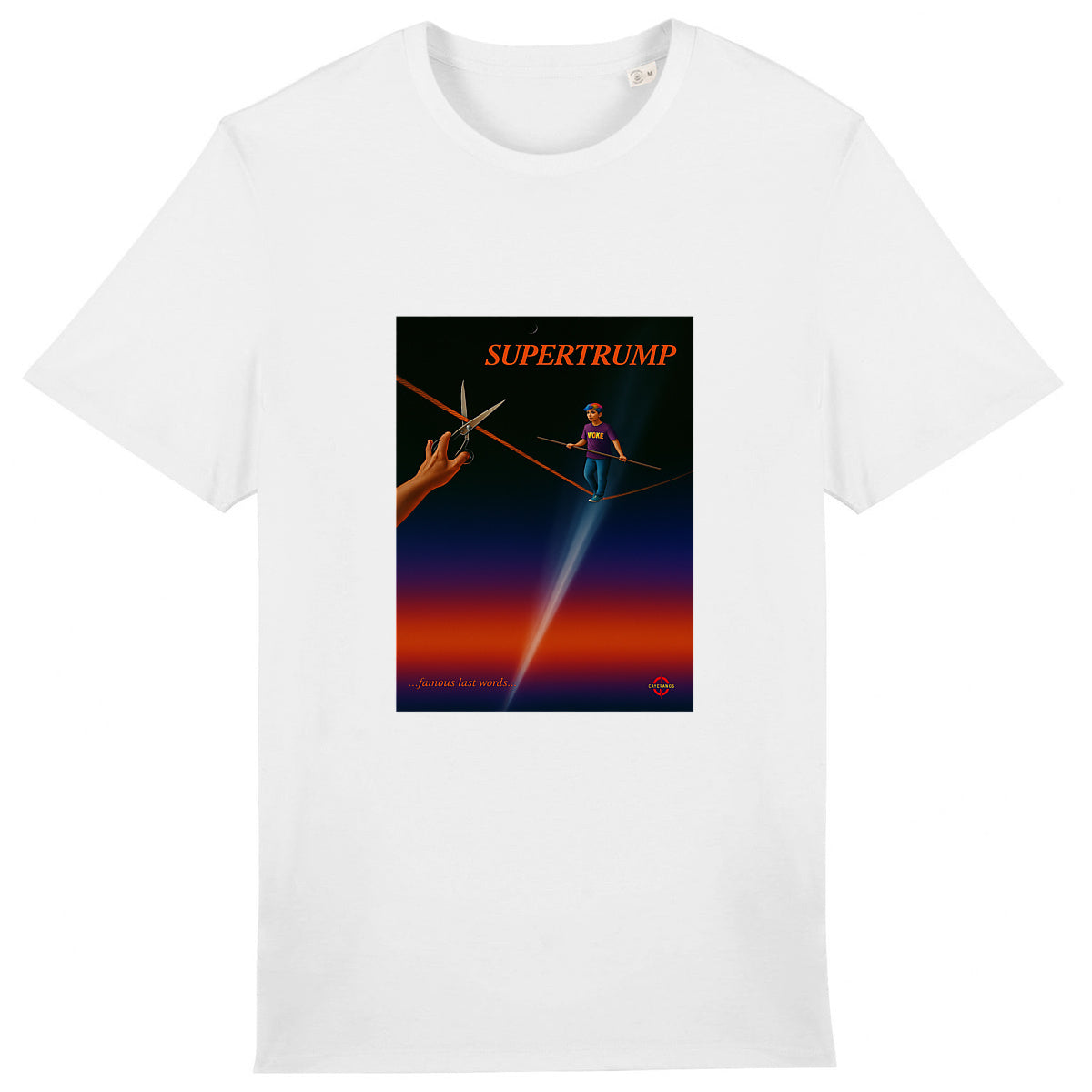 Camiseta premium unisex 100% algodón orgánico - SUPERTRUMP