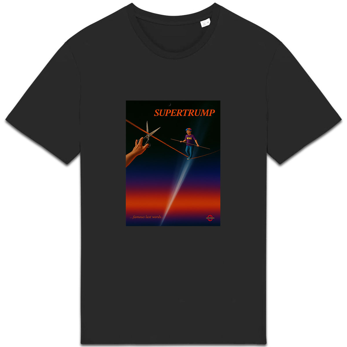 Camiseta premium unisex 100% algodón orgánico - SUPERTRUMP