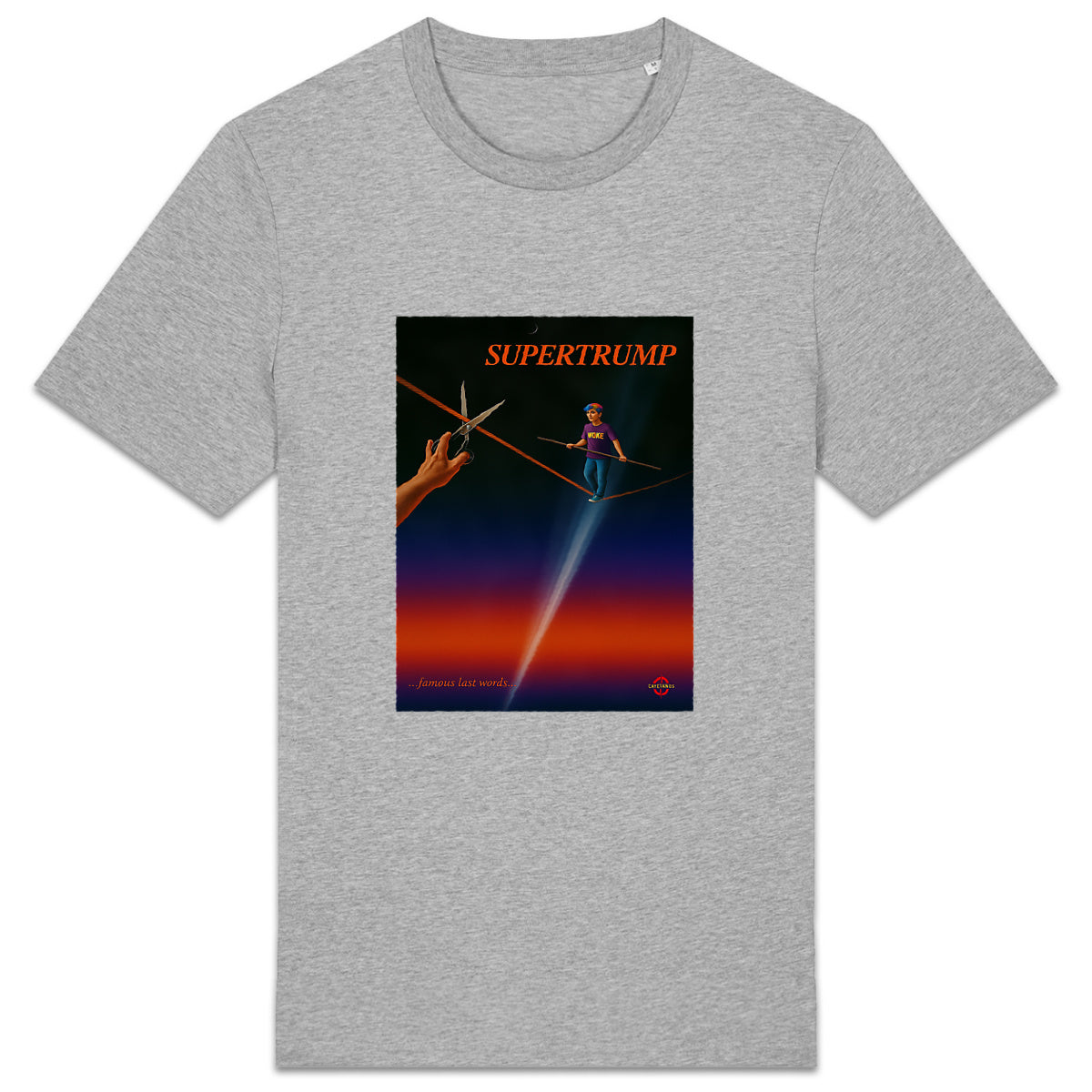 Camiseta premium unisex 100% algodón orgánico - SUPERTRUMP