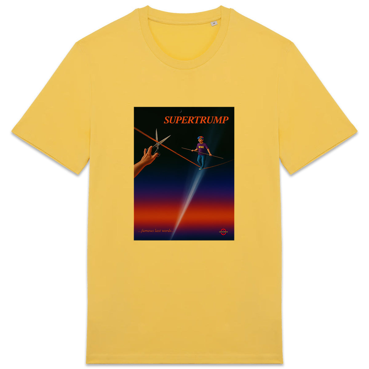 Camiseta premium unisex 100% algodón orgánico - SUPERTRUMP