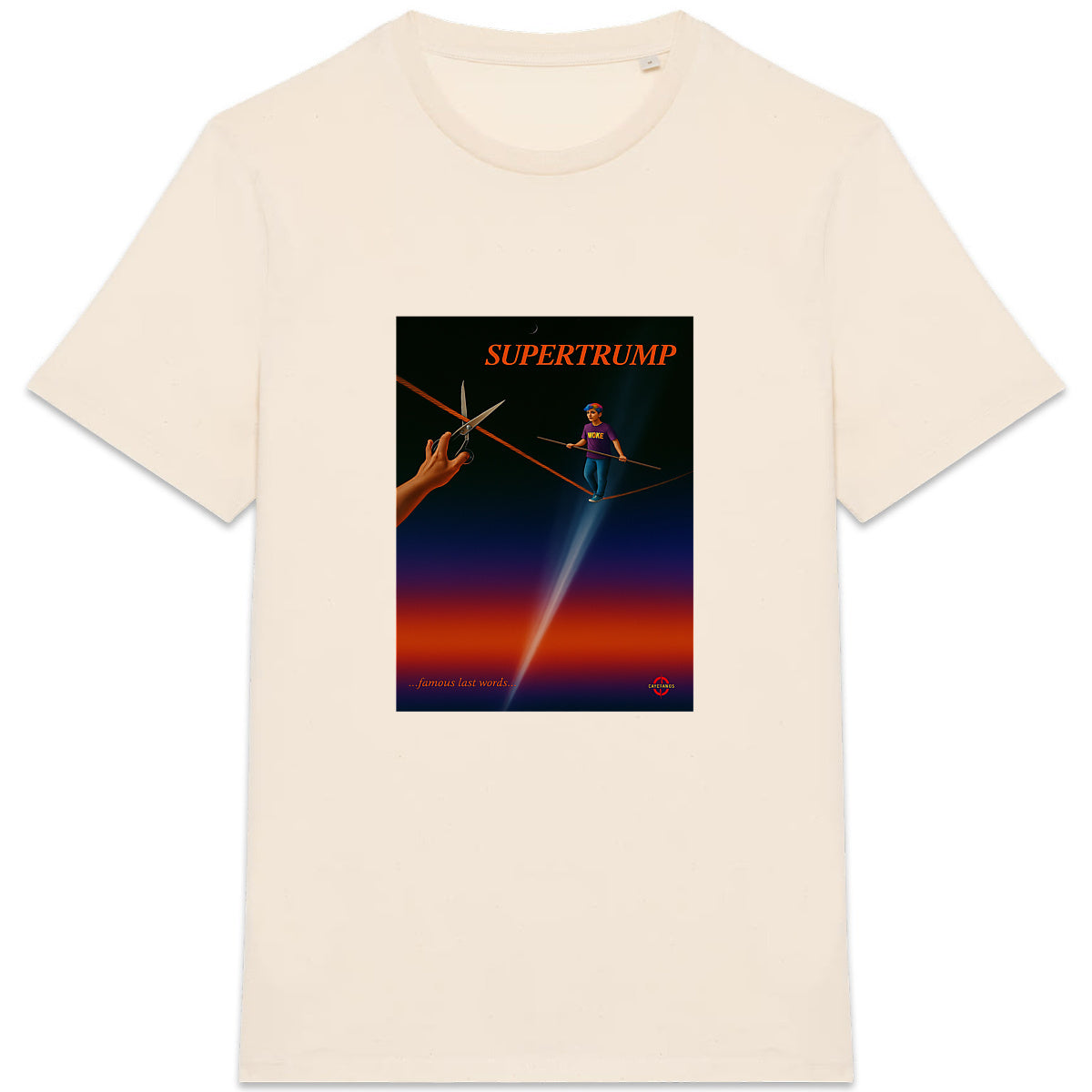 Camiseta premium unisex 100% algodón orgánico - SUPERTRUMP
