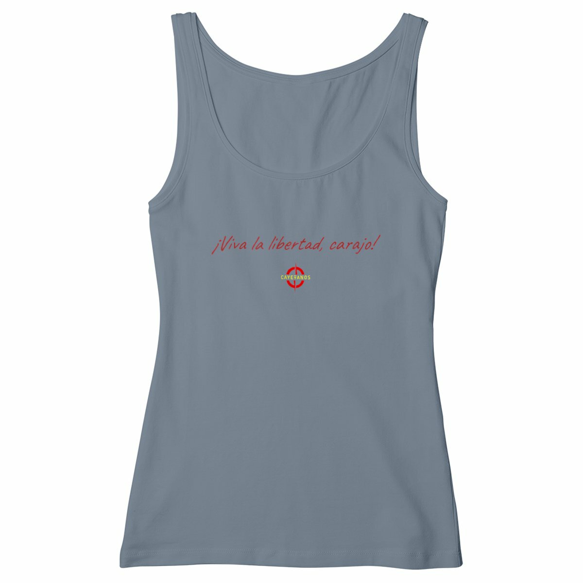 Camiseta sin tirantes 100% algodón orgánico - Javier Milei