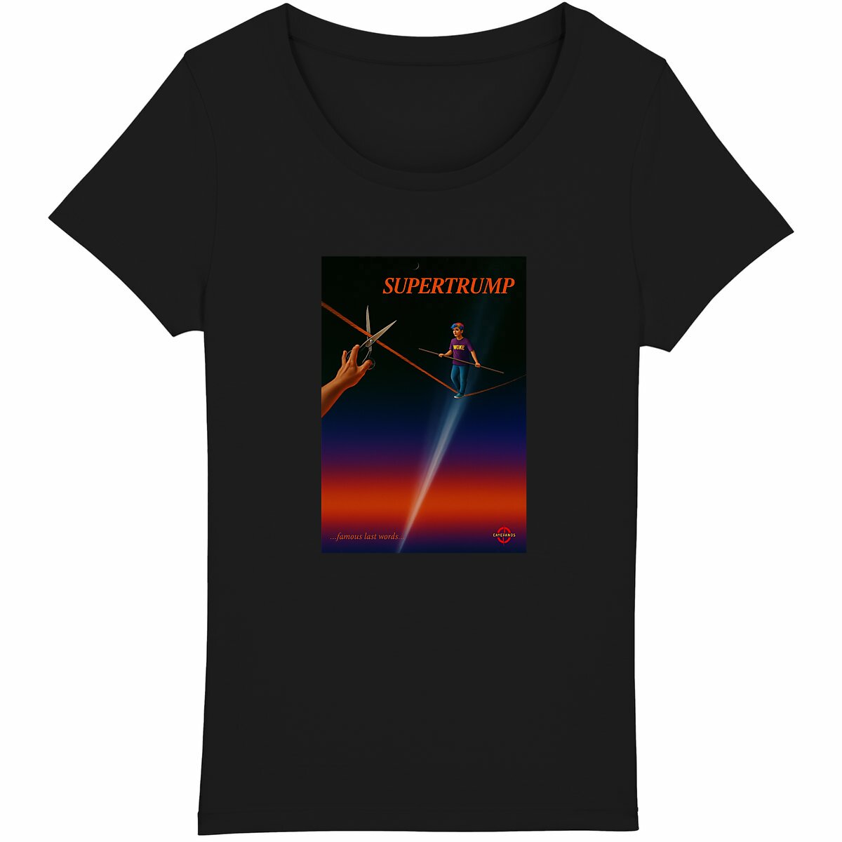 Camiseta de mujer de algodón 100% orgánico